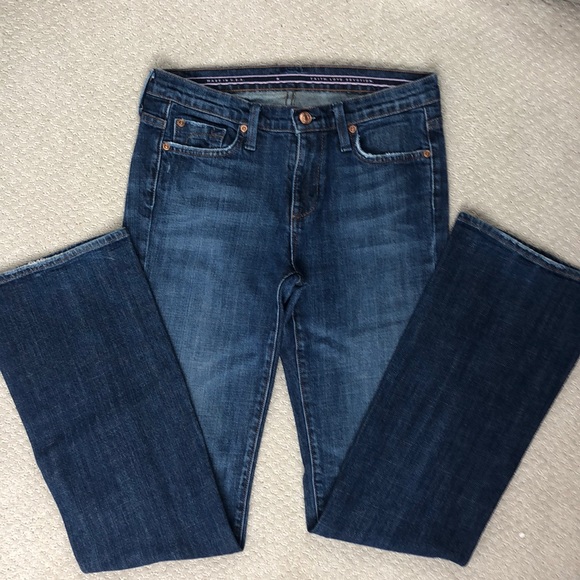 Fidelity Belladonna Mid-Rise Bootcut Jeans Size 29 - Picture 2 of 14